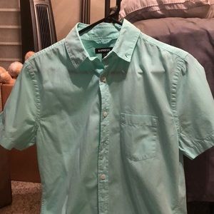 Express short sleeve men’s button up